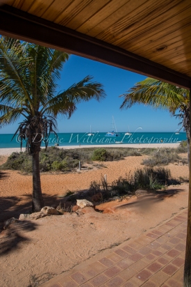 The view from our Beach Room at Monkey Mia, Shark Bay - Western Australia